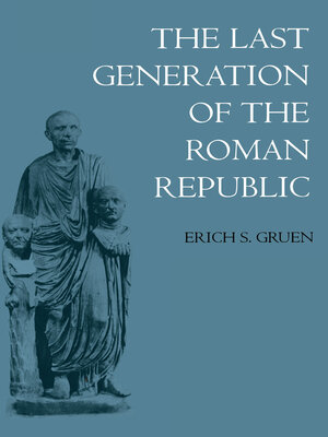 cover image of The Last Generation of the Roman Republic